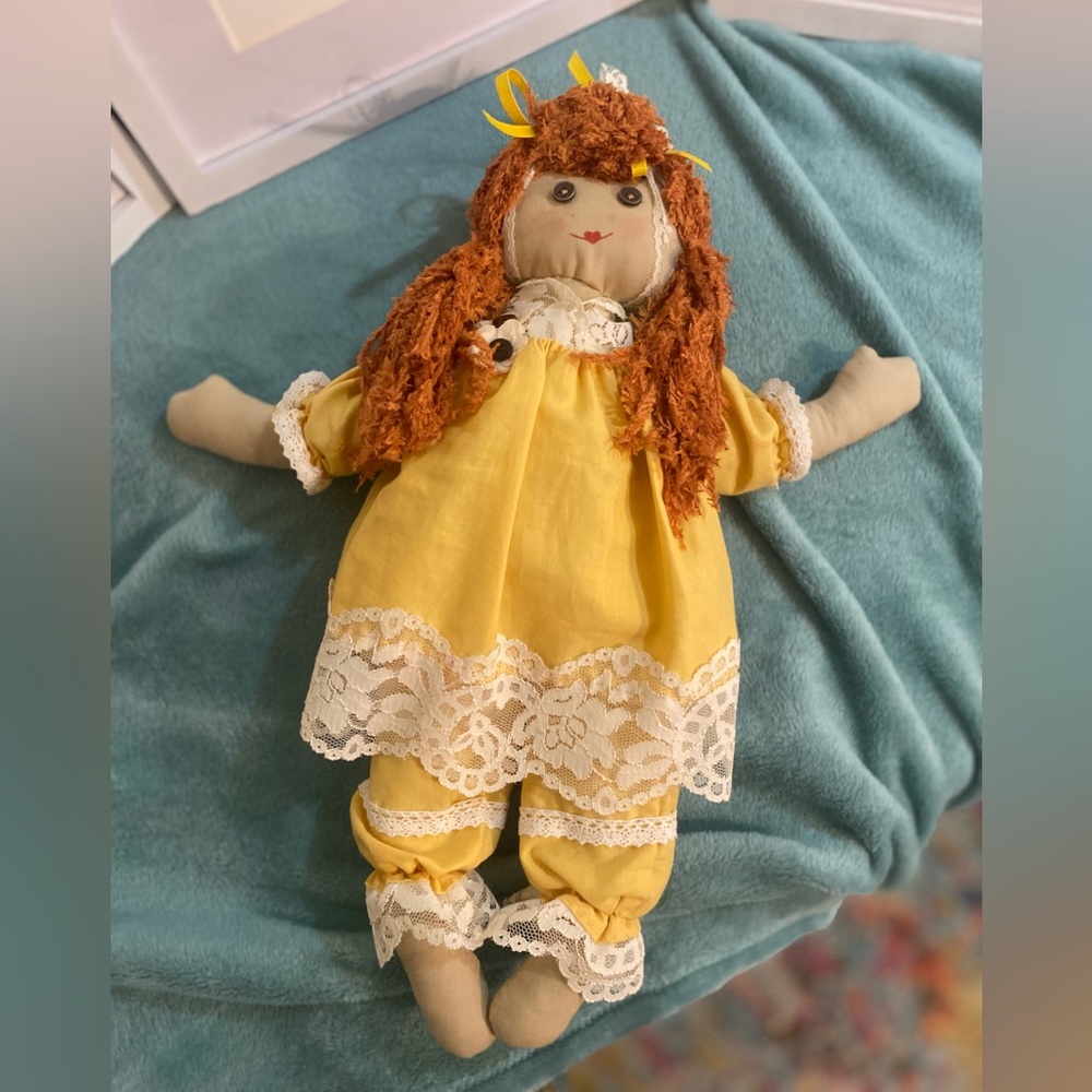 One of a Kind 100% Handmade Doll by my Meme